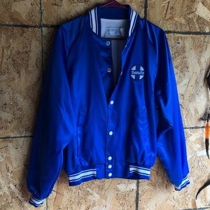 Vintage silk bomber jacket UPSTREAM